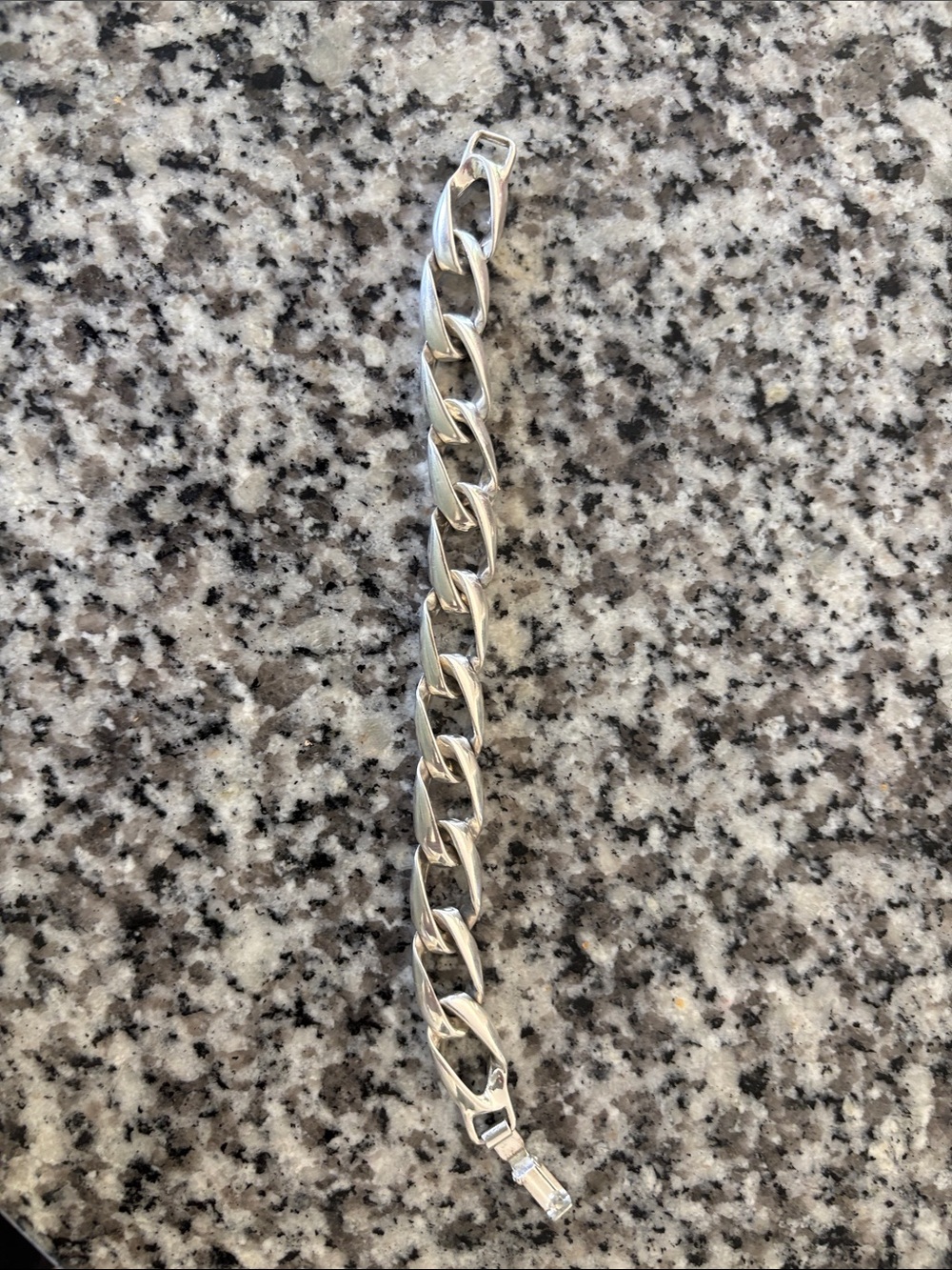 Chunky Silver Link Bracelet